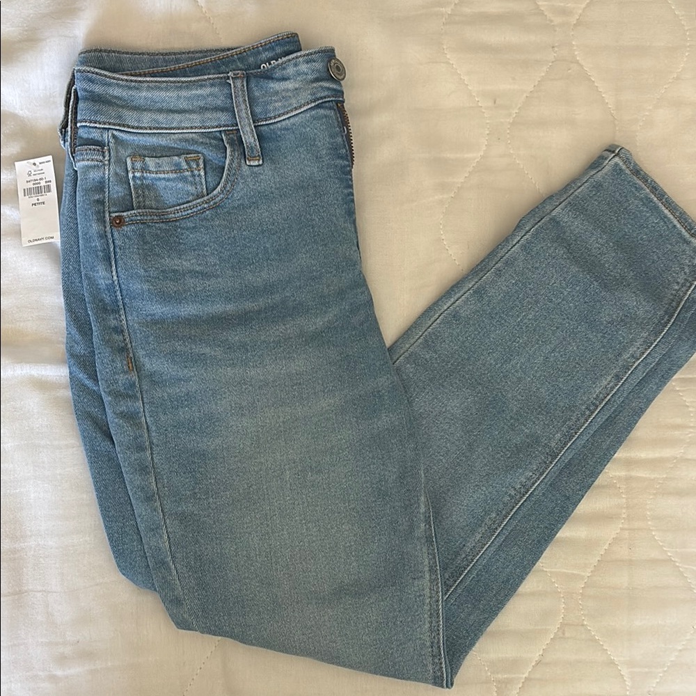 Old Navy High-Rise Super Skinny Jeans - Light Blue